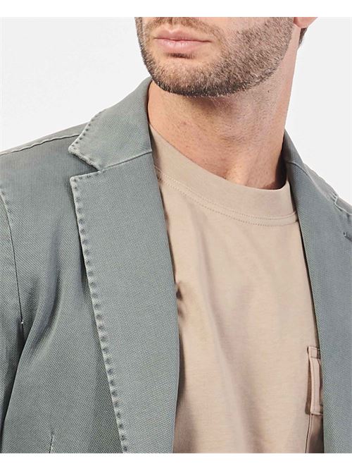 Veste Mulish coupe slim à simple boutonnage en coton MULISH | R7002-PERSEFONE OLDGRIGIO